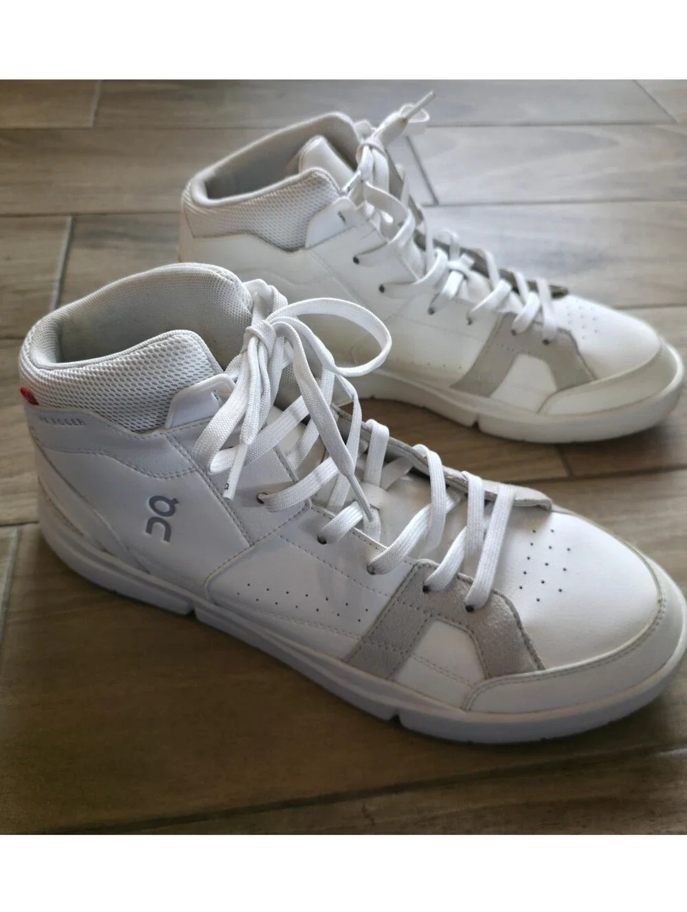 On Cloud THE ROGER Clubhouse Men's 11.5 White Sand Sneakers
